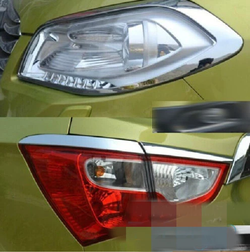 

FIT FOR SUZUKI S-CROSS CHROME FRONT REAR HEADLIGHT TAILLIGHT LIGHT LAMP COVER