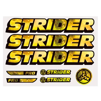 STRIDER-KIDS 12 дюймов беспедальный велосипед наклейки - Цвет: ordinary S