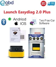 2016 новый оригинальный Launch x431 EasyDiag 2.0 Плюс OBDII Code Reader для iOS и Android 2 В 1 с 2 свободного программного обеспечения диагностический инструмент