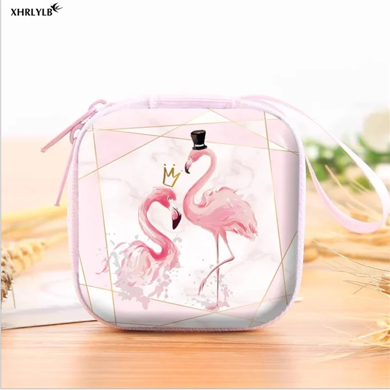 XHRLYLB 1pcFlamingo Единорог Кошелек для монет ребенка полная луна Подарочная коробка