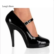CDTS spring/autumn 2016 New 13cm high heels wedding shoes sexy pumps round head ankle lace-up shoes,Big 35-43 44 45 46