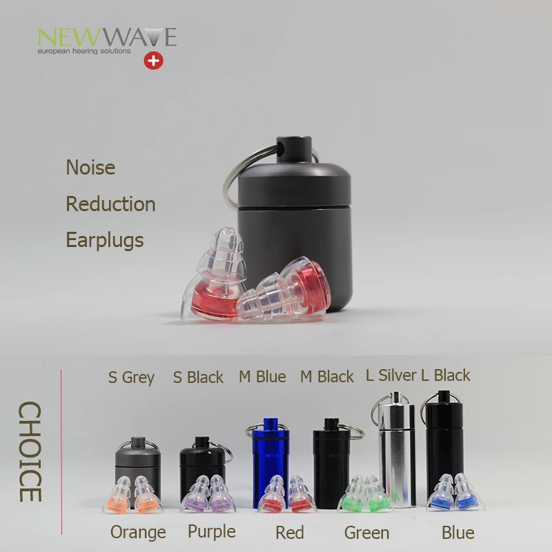 High Fidelity Musician Sleep Earplugs Silicone Noise Reduction Ear Protection with Carrying Case For Concert Travel Other Noise High Fidelity Musician Sleep Earplugs Silicone Noise Reduction Ear Protection with Carrying Case For Concert Travel Other Noise