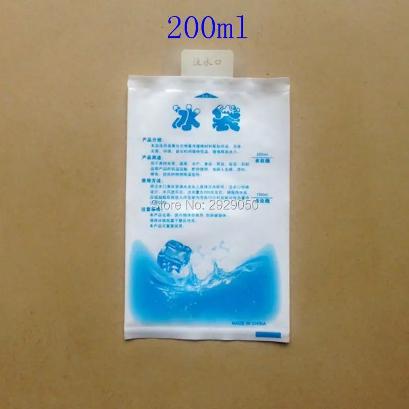 20 pz/lotto a buon mercato riutilizzabile asciutto freddo impacco di ghiaccio gel sacchetto più freddo per il pranzo lattine per alimenti scatola di vino medica iniezione di Acqua pacchetto di ghiaccio di Raffreddamento