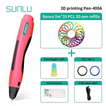 

SULUN Original 3D Pen SL-400 For Children Explore Creation 3D Printing Pen Include PLA Filament As Best Gift For Kids & Adult