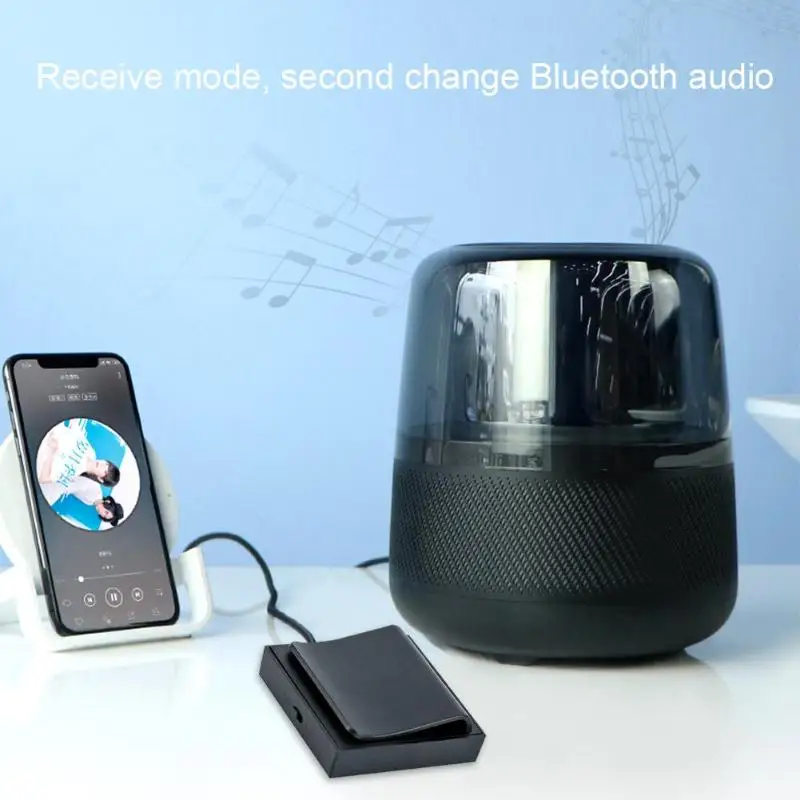 ALLOYSEED 2 в 1 беспроводной Bluetooth передатчик приемник 3,5 мм AUX Bluetooth V4.2 стерео аудио адаптер для автомобильных наушников динамик