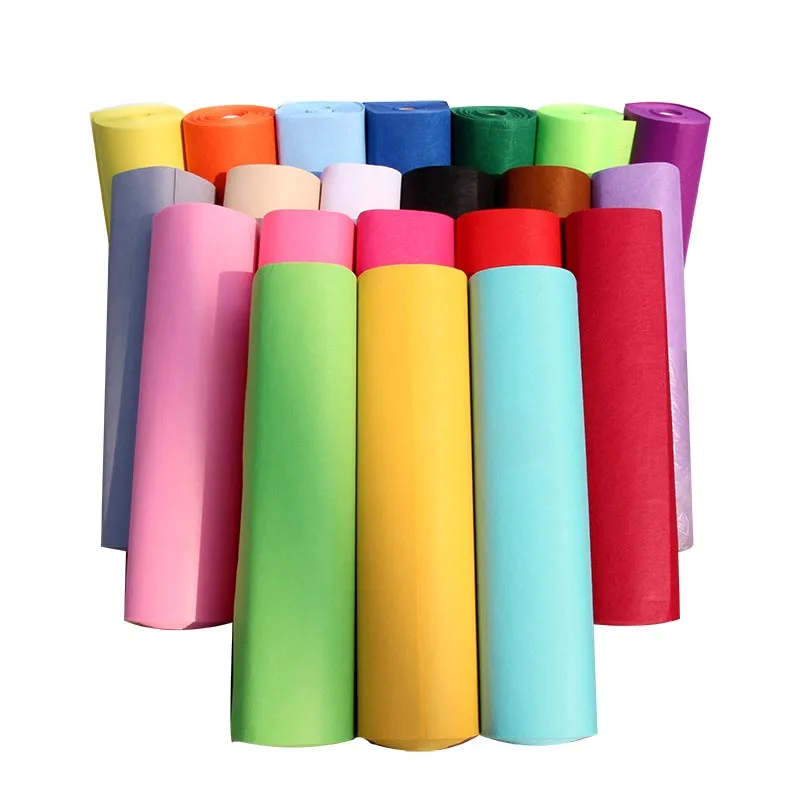 

85CM*100CM Colorful Non-Woven Thickness Polyester Cloth Felt Fabric DIY Bundle for Sewing Doll Handmade Craft Thick Home Decor