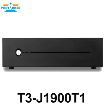 Celeron J1900 Mini PC Quad Core Fanless Mini PC with VGA HDMI Dual LAN 2 LAN Port 2 COM support Window 10/Win 7/Linux/Ubuntu qotom 6 com dual lan pentium processor 3805u 2m cache on board mini itx board suitable for pos machine kiosk device