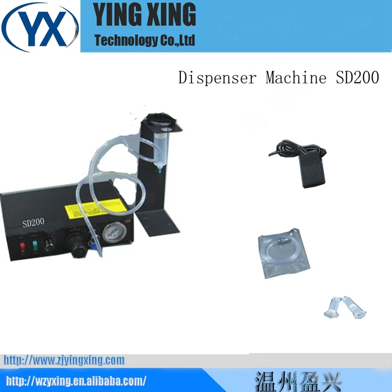 

Automated Glue Dispenser Solder Paste Liquid Semi Automatic Dispensing Machine Controller Dropper SD200