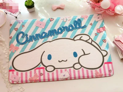 IVYYE 1 шт., ковер Cinnamoroll Pom Purin аниме, декоративные домашние мягкие ковры, Мультяшные Коврики для спальни, плюшевые коврики для ванной, коврик для двери, Новинка