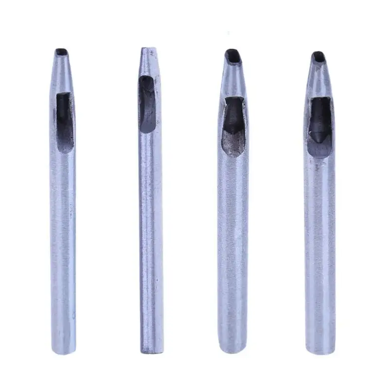 

Leather Hole Punch Oval Leather Tools Lacing Stitching Leathercraft Hole Craft Set Hollow Puncher Belt Punch for Clothing Canvas