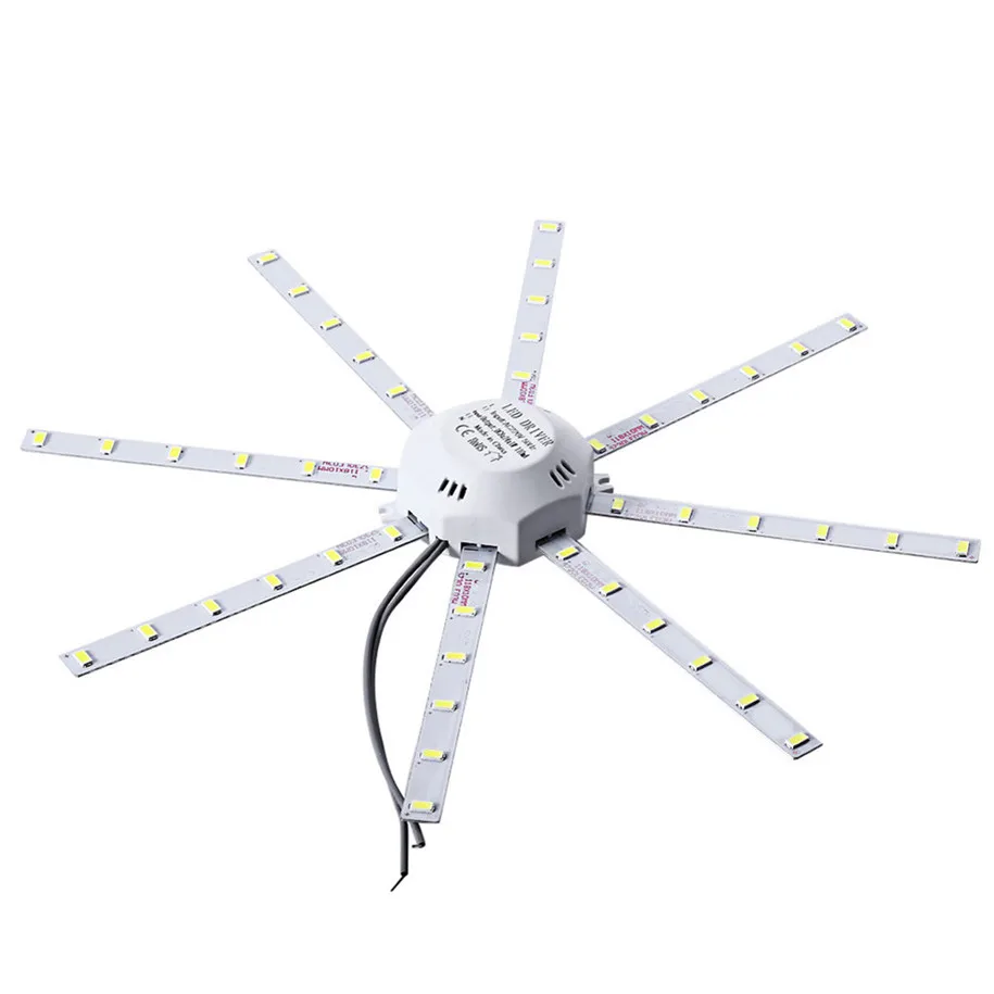 CARPRIE 24W 1800lm 24 LED 5730 SMD LED Ceiling Lamp Light Octopus Round