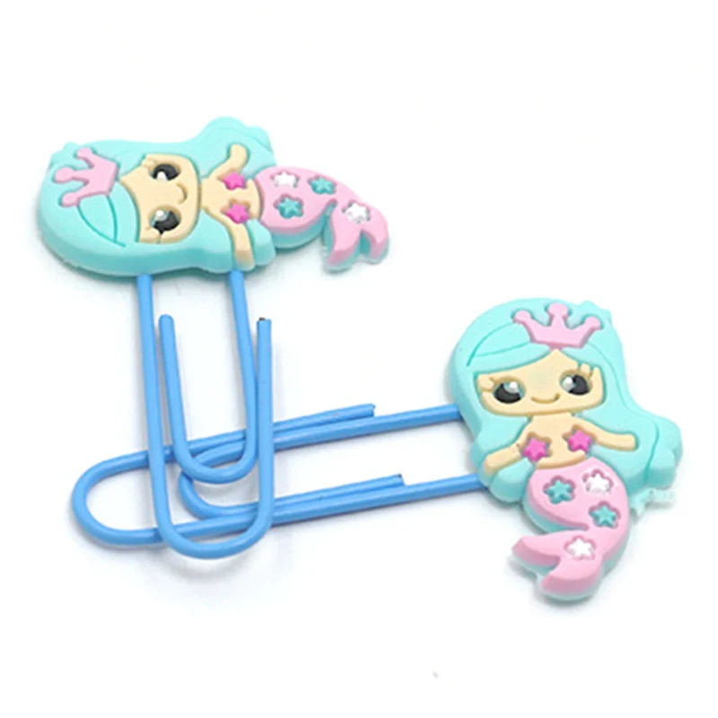 3 шт./компл. милые Креативные пони русалки Бумага зажим книга кавайи маркеры для детей подарок школьные Канцтовары товары для учебы