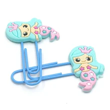 3 шт./компл. милые Креативные пони русалки Бумага зажим книга кавайи маркеры для детей подарок школьные Канцтовары товары для учебы