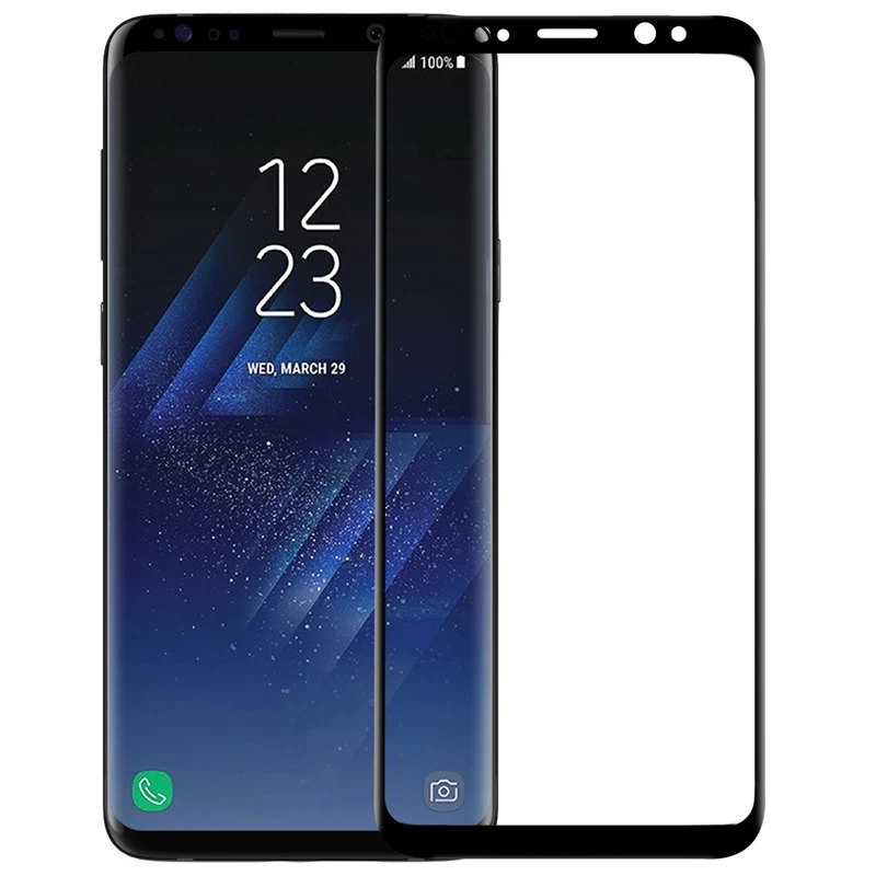 Для Galaxy S9 Nillkin 3D CP+ Max полное покрытие из закаленного стекла для samsung Galaxy S9 Plus Защита экрана для Galaxy S9 - Цвет: black