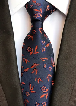 

New Designer Men High Quality Woven Tie Fashion Floral Paisley Necktie for Wedding Meeting