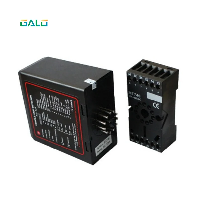 

12VDC 24V 230V 120V single channel inductive vehicle loop detector controller module for BFT CAME NICE barrier gate opener motor