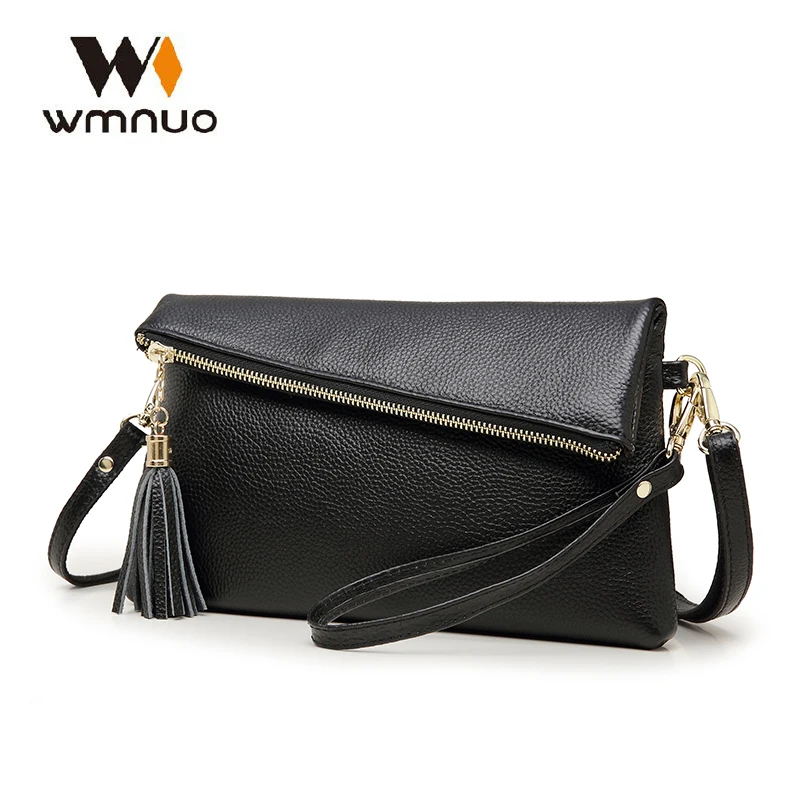 

Wmnuo Women Bag High Quality Genuine Leather Women Handbags Shoulder Bag Soft Cowhide Designer Fashion Crossbody Bag Ladies Bag