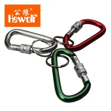 Hewolf случайный цвет открытый multi tool крючок, пряжка портативный алюминиевый замок карабина туризм отдых вешалка портативные дачный инструмент