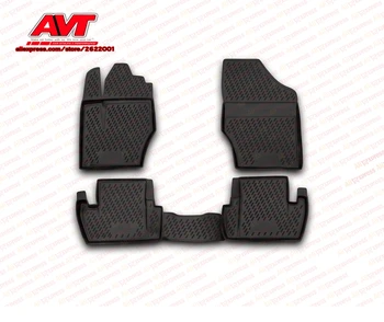 

Floor mats for Peugeot 308 2007-2014 4 pcs rubber rugs non slip rubber interior car styling accessories