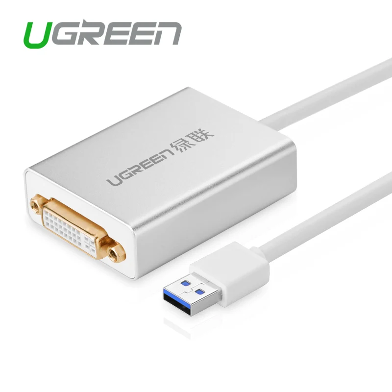 

Ugreen USB 3.0 to DVI/HDMI/VGA External Mult-Display Adapter High Premium 1066MHz 80cm Cable Adapter Support 6 Mointors
