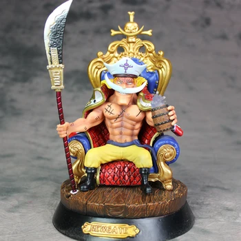 

Anime One Piece POP Four Emperors White Beard Edward Newgate PVC Figure Toys