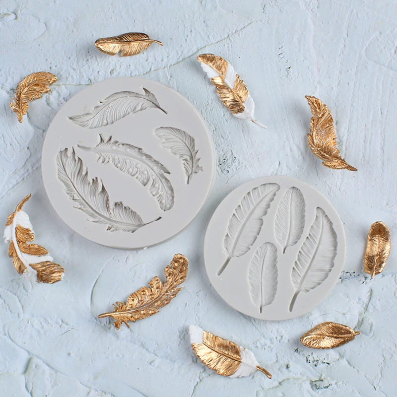 

Angel Wing Feather Mould Silicone Mold Fondant Cake Decorating Tool Gumpaste Sugarcraft Chocolate Forms Bakeware