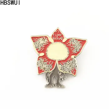 

HBSWUI Wholesale Free shipping 20Pair a lot Stranger Things Brooch KMKIFDSDF01