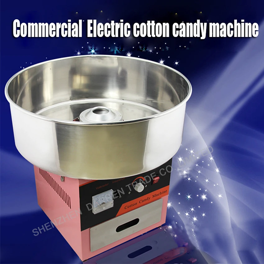 1pc Cotton Candy Machine 220v / 50hz Commercial Electric Cotton Candy