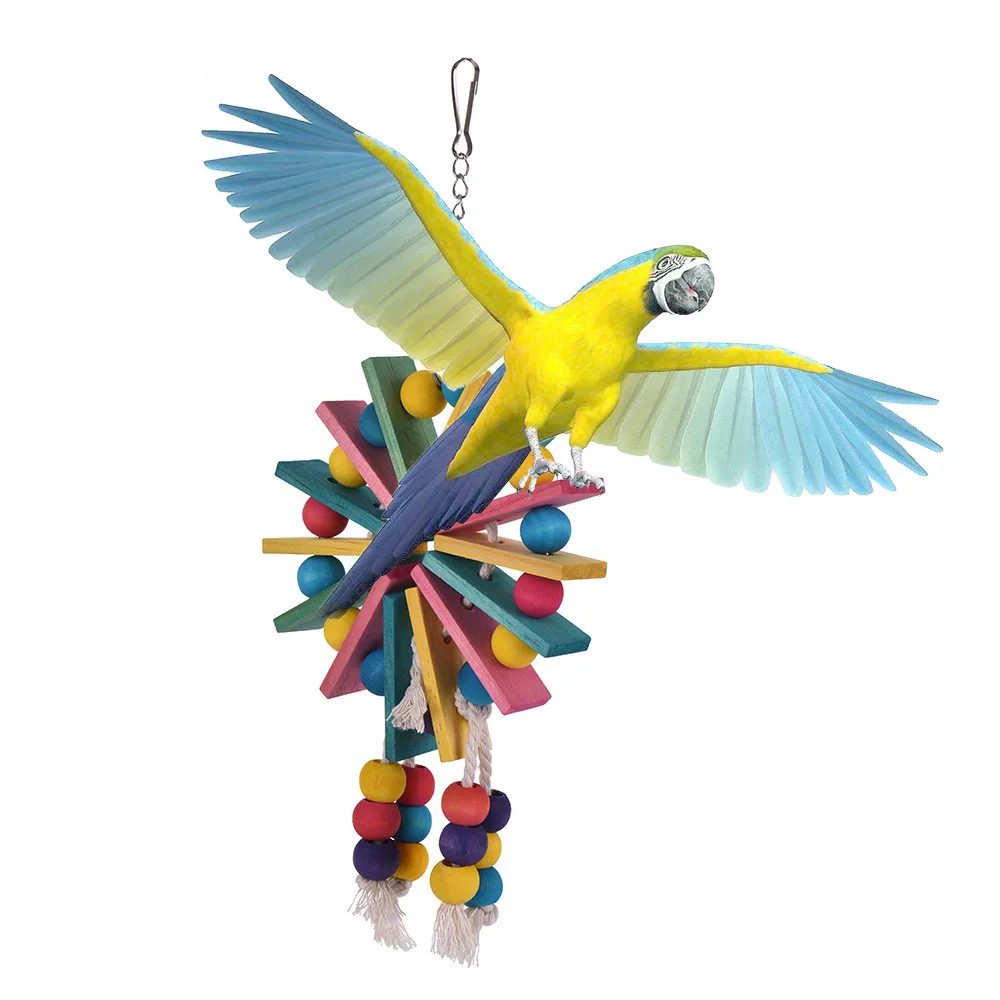 LONGNEWPET Parrot Bird Toy Nest Decorative Hanging Ornament Pet Bird