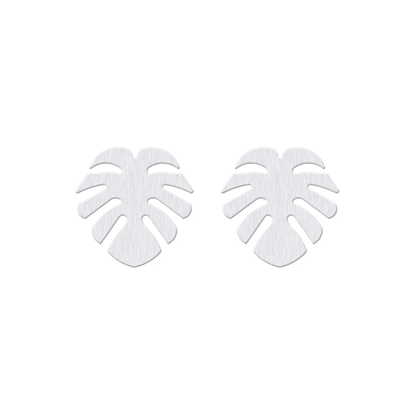 10 пар pendientes mujer Новая мода Monstera серьги в виде листьев серьги для женщин летние ювелирные изделия пальмовое дерево Brincos