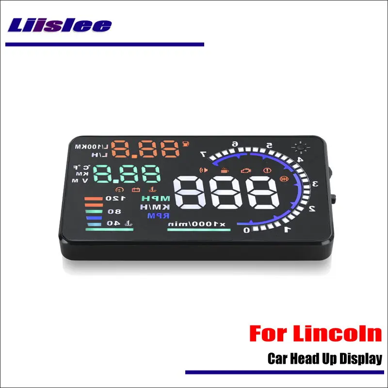 

Liislee For Lincoln Navigator 2015 2016 OBD2 Warning Car Head Up Display Driving Screen Projector Reflecting Windshield