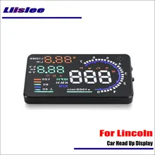 Liislee For Lincoln Navigator 2015 2016 OBD2 Warning Car Head Up Display Driving Screen Projector Reflecting Windshield