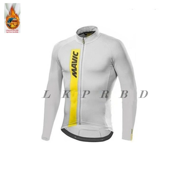 Новые зимние Термальность флис Велосипеды трикотаж Ропа Майо hombre roupa ciclismo ropa MTB