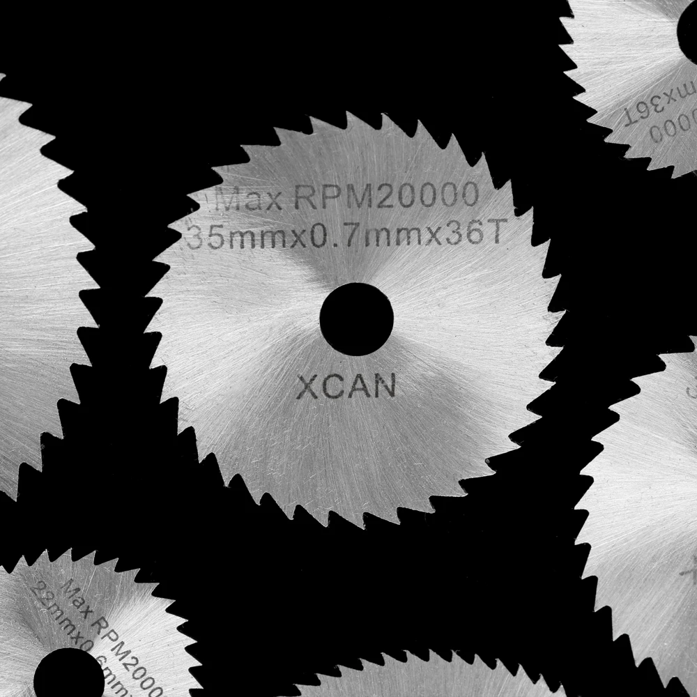 7 шт. HSS мини дисковые пилы роторные режущие инструменты набор многофункциональный инструмент dremel Аксессуары+ 1/" хвостовик для резки древесины пластик