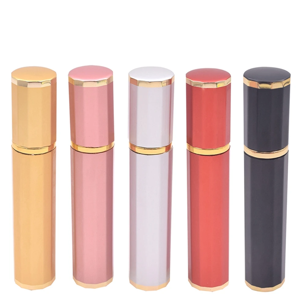 

Dolovemk 8ML Mini Aluminum Refillable Perfume Atomizer Bottle Spray Empty Scent Pump Cosmetic Container