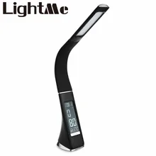 2017 Premium 5W 200LM SMD 5730 Electronic VA Screen 3 Level Dimmable LED Table Lamp With Calendar Temperature Alarm Clock