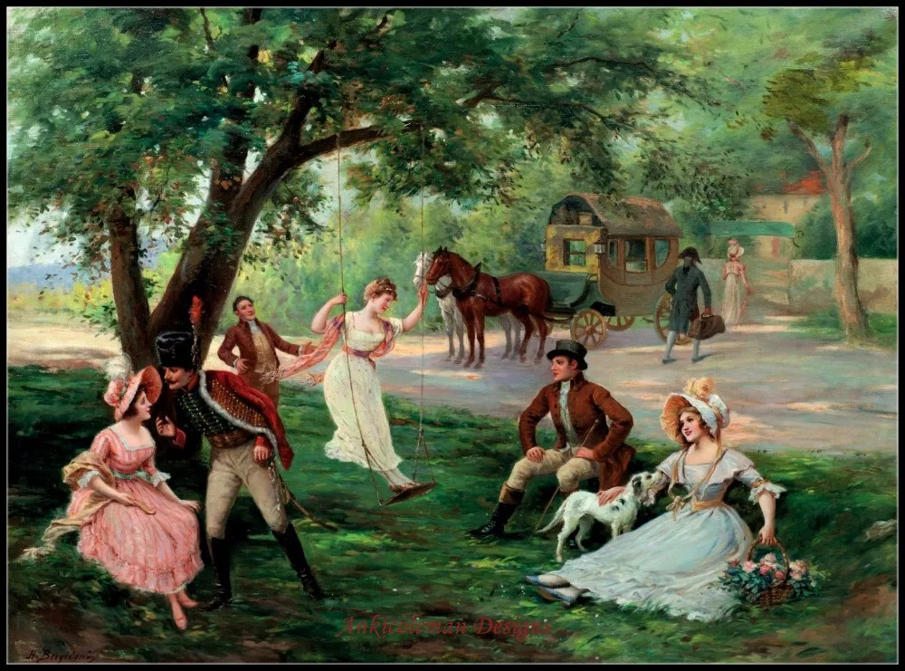 

Needlework for Embroidery DIY French DMC High Quality - Counted Cross Stitch Kits 14 ct Oil painting - Games and Diversion