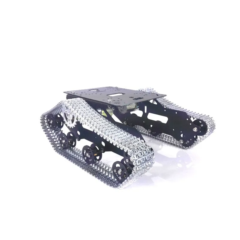 

TR400 Tank Tracked Aluminium Chassis Intelligent Car Robot Tank chassis with 37 Motor