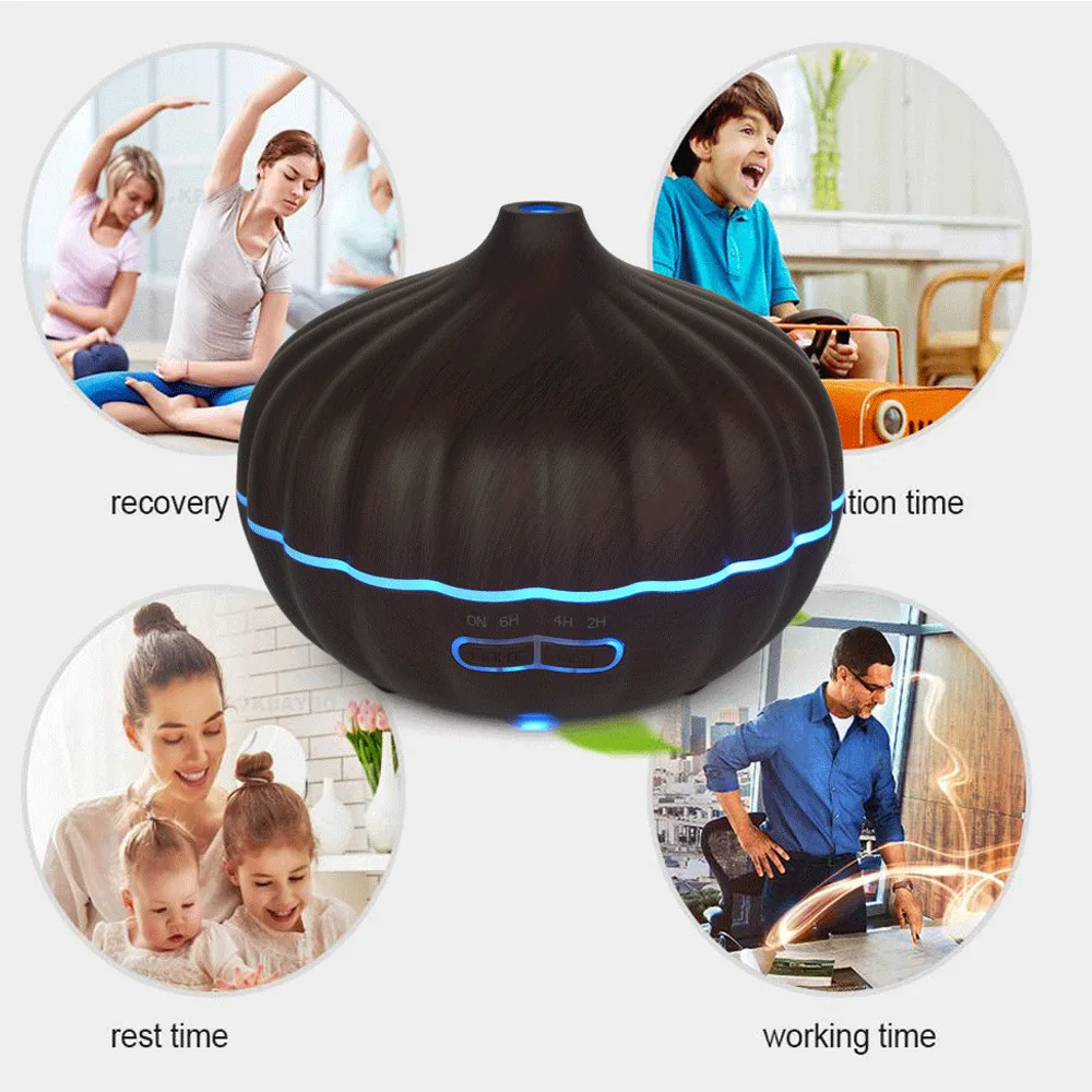 

Gacsidy Store 7 Colors LED Air cleanerspurifier Atomizer USB Car Essential Diffuser Fragrance Humidifier For Vehicle Office Home