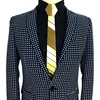 Nuevo Modelo de corbata de espejo de Oro Acrílico, corbata fina hecha a mano a la moda ► Foto 2/6