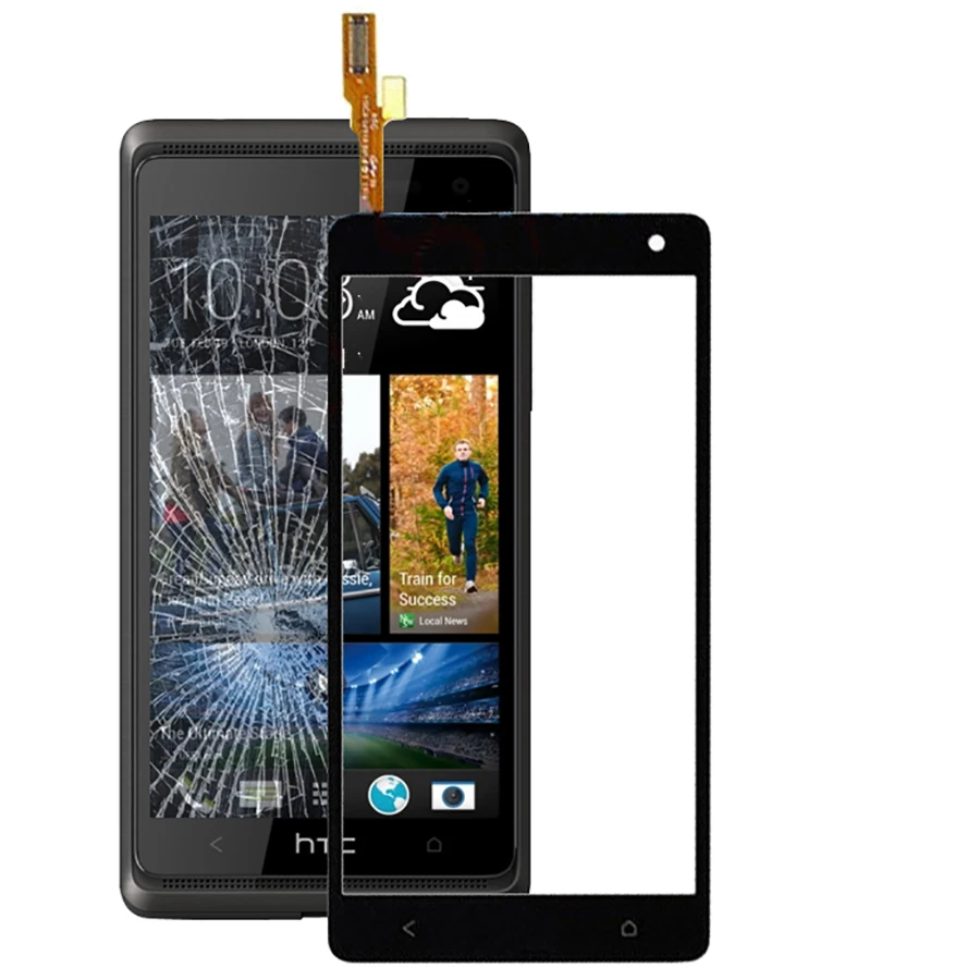 H Высококачественная запасная часть сенсорной панели для htc Desire 600/606 W