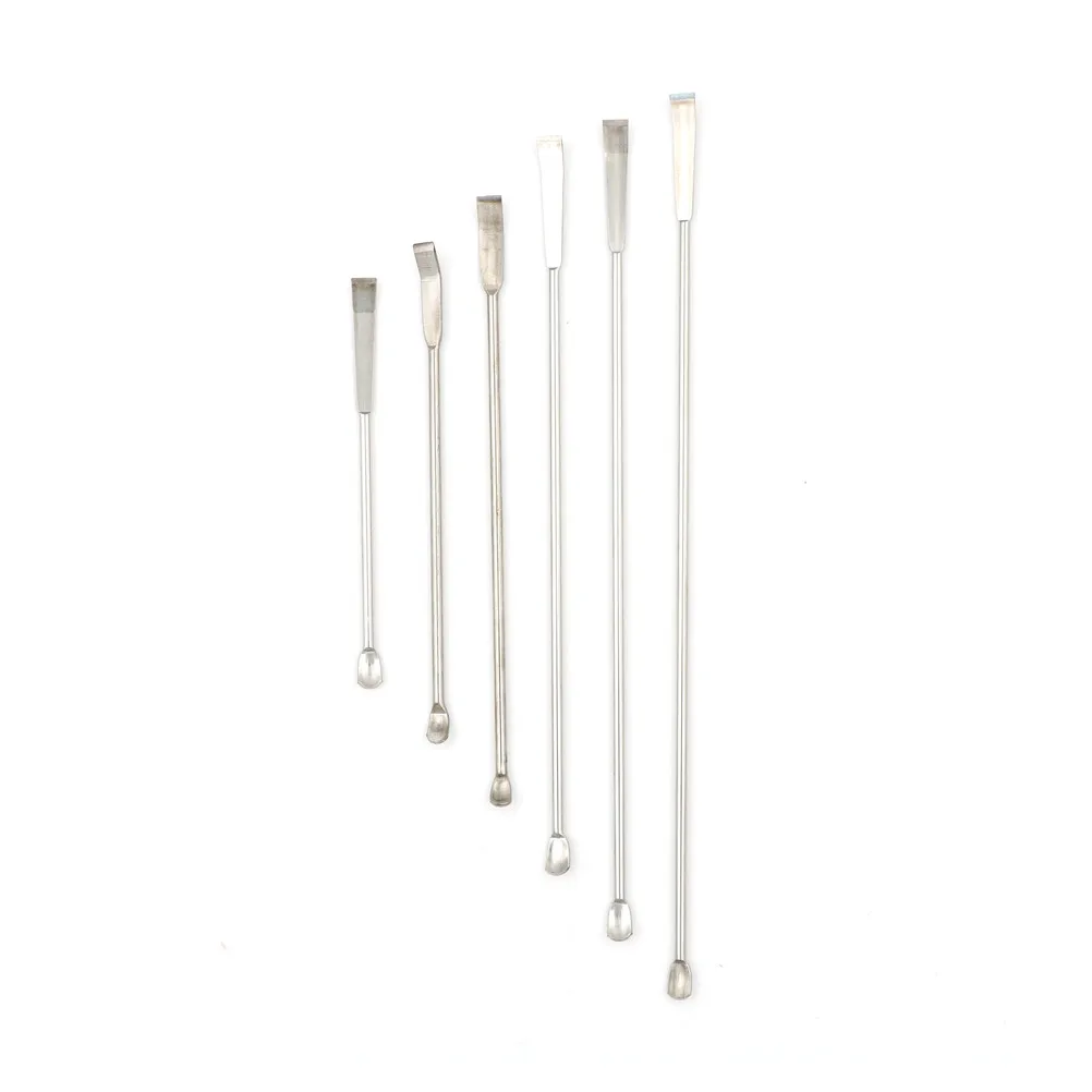 

10cm-22cm Pharmacy Lab Use Stainless Steel Medicinal Spoon Spatula Shovel Head Experiment