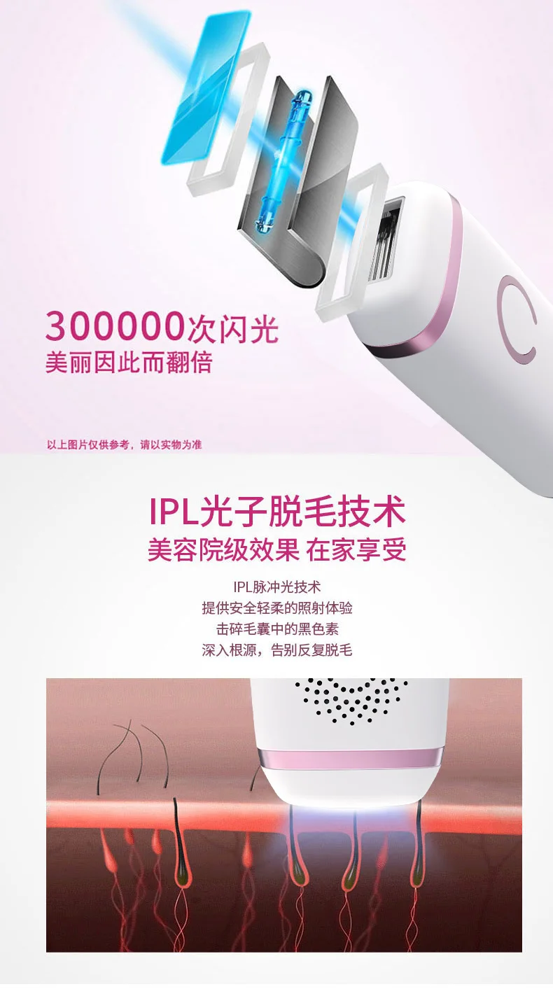 Hotest IPL эпилятор постоянный лазер для удаления волос депилятор 500000 Flash Touch Body Leg бикини триммер Фотоэпилятор для женщин