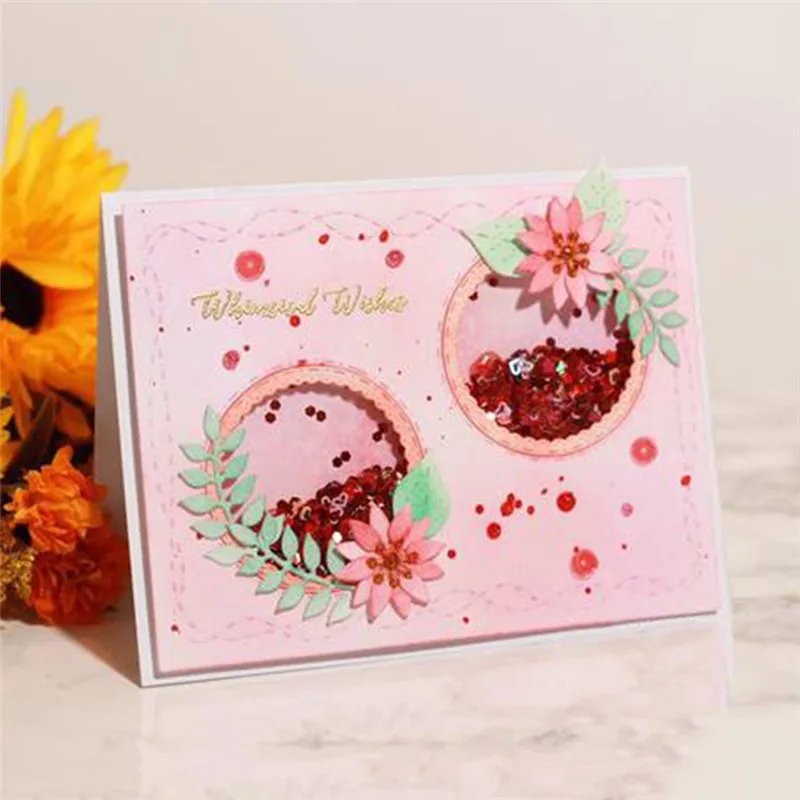 

DiyArts Inside Scalloped Circle Metal Cutting Dies For Scrapbooking Card Making Album Embossing Crafts Diecut Christmas New 2019