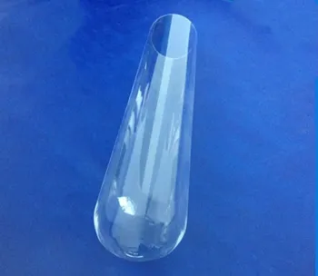 

One end closed round bottom clear quartz tube OD80*length300