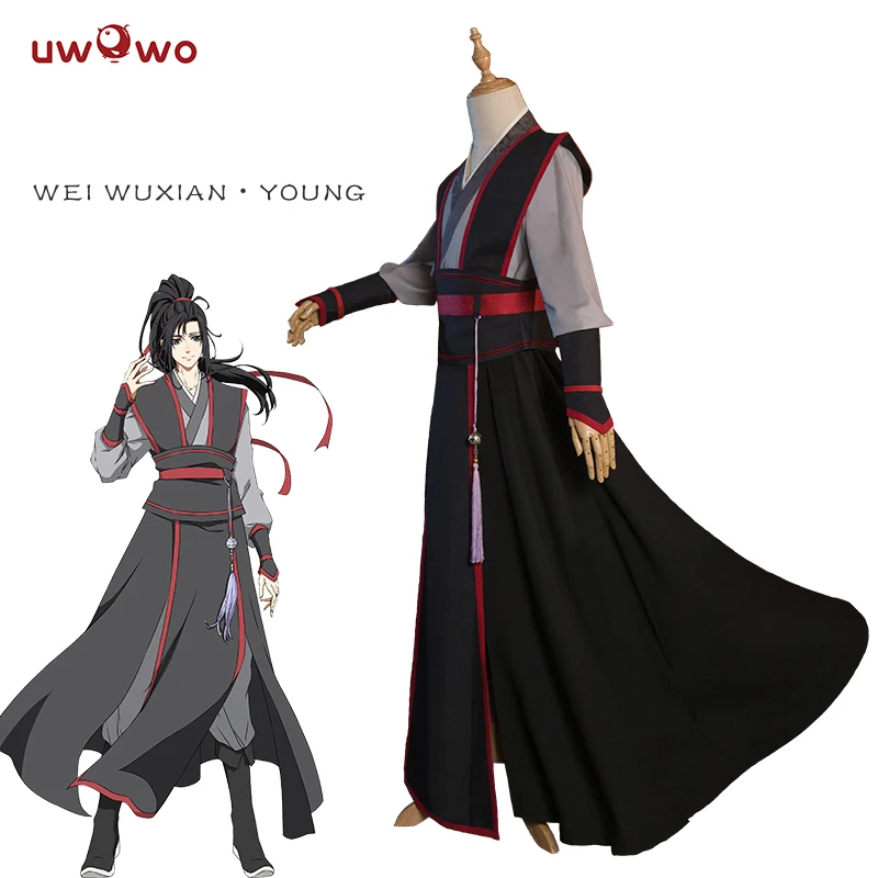 

UWOWO Wei Wuxian Young Cosplay Grandmaster of Demonic Cultivation Cosplay Costume Wei Wuxian Mo Dao Zu Shi Costume Men
