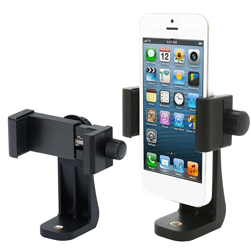 

Universal Phone Tripod Mount Adapter Cell Phone Clipper Holder Vertical 360 Tripod Stand for IPhone X 7 8 Plus Samsung S8 Tripod