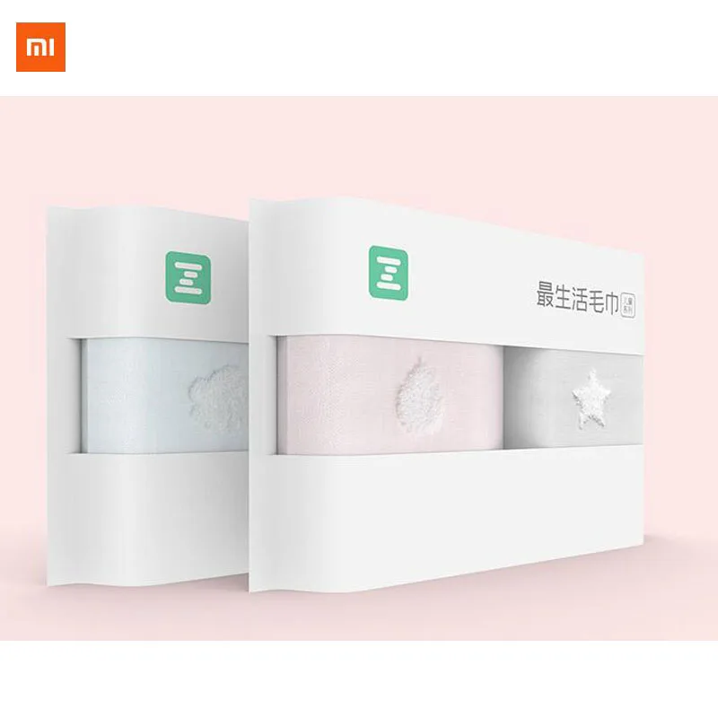 

2pcs/set Xiaomi ZSH Towel Children Series Baby Special Wash Cotton Soft For Children School Home
