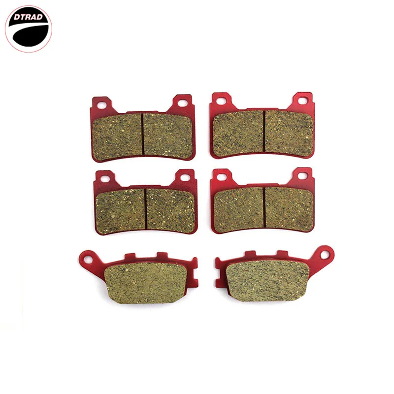 MOTO CARBON CERAMIC BRAKE PAD Front+Rear For HONDA STREET BIKES CBR 600