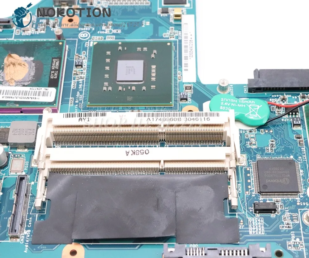NOKOTION для sony VPC CW серии LaptopMotherboard PM45 DDR3 G210M Бесплатный процессор A1749960B A1749959B MBX-214 основная плата